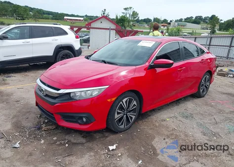 2017 Honda Civic Ex-T из США, поврежденный, VIN 2HGFC1F35HH659337